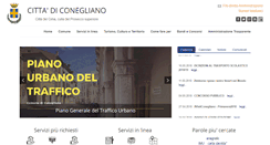 Desktop Screenshot of comune.conegliano.tv.it